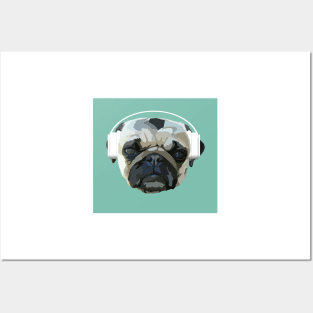 Pugphones Posters and Art